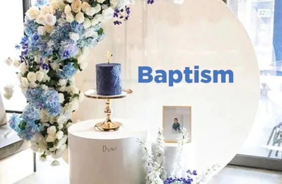 Baptism for boy